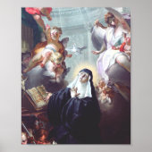 Poster Décès de Saint Scholastica (Devant)