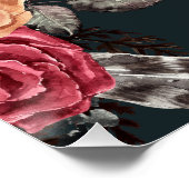 Poster Décès de ses 20 ans, RIP Anniversaire Glossy Poste (Coin)