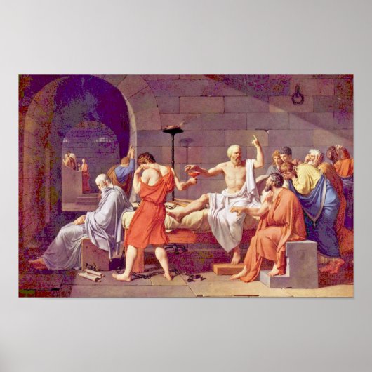 Poster Décès De Socrate Par David Jacques-Louis (Best Qua (Devant)