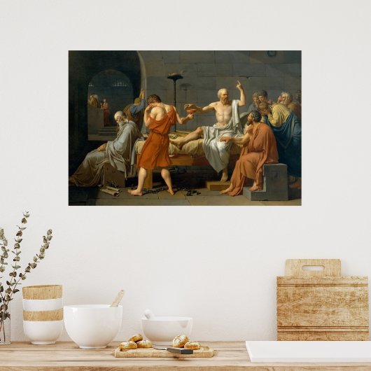 Poster Décès De Socrates (Cuisine)