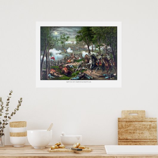 Poster Décès De Stonewall Jackson (Cuisine)