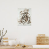 Poster Décès d'Orphée - Albrecht Durer - c1497 (Cuisine)