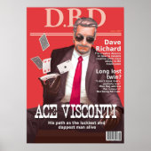 Poster Décès par Daylight Magazine Couverture Ace Viscont (Devant)