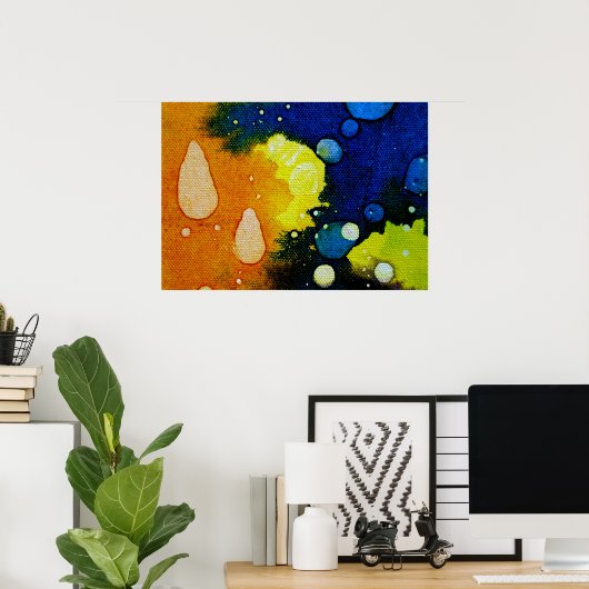 Poster Décès Polychromoptique par Michael Moffa (Bureau à domicile)