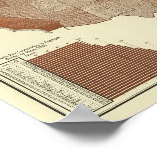 Poster Décès, système respiratoire, consommation (Coin)
