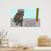 Poster Déchaînez Votre Chien, Soyez compatissant (Cuisine)