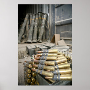 Poster Décharge de munitions