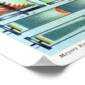 Poster Décharges électriques allemandes vintages (Coin)