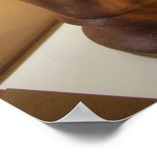 Poster d'échecs Chevalier Imprimer (Coin)