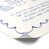 Poster Déchet Raffle Déposer Frame Wavy Frame Baby Boy Do (Coin)