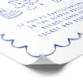 Poster Déchet Raffle Déposer Frame Wavy Frame Baby Boy Do (Coin)