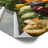 Poster Déchets alimentaires dans une décharge (Coin)