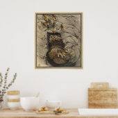 Poster DÉCHETS COMMUNS - Illustration du livre d'insectes (Cuisine)