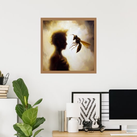 Poster Déchets d'animaux d'esprit 1 (Bureau à domicile)