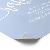 Poster Déchets de benne Raffle Déposer du Baby shower gar (Coin)