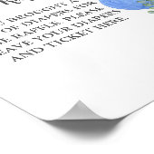 Poster Déchets de couches Oh Garçon Ours Bleu Balloon Euc (Coin)