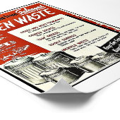 Poster Déchets de cuisine (Coin)