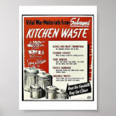 Poster Déchets de cuisine (Devant)