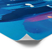 Poster Déchets de points colorés (Coin)