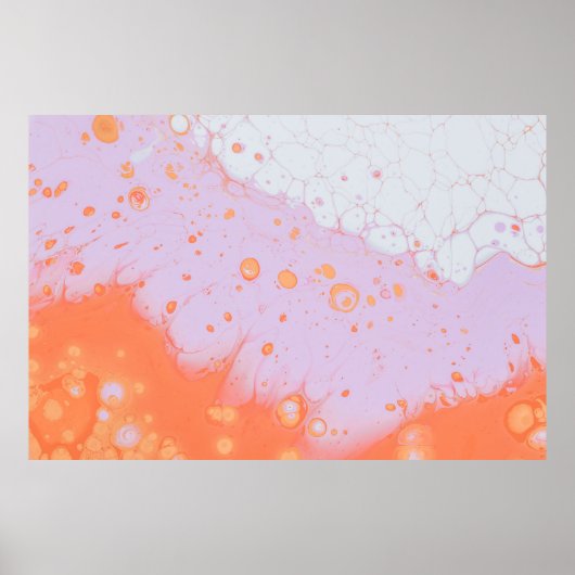 POSTER DÉCHETS D'EAU SUR SURFACE ROUGE (Devant)