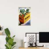 Poster Déchirer pour la quantité - Fruits et légumes (Bureau à domicile)