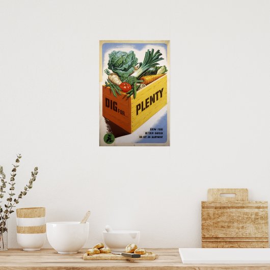 Poster Déchirer pour la quantité - Fruits et légumes (Cuisine)