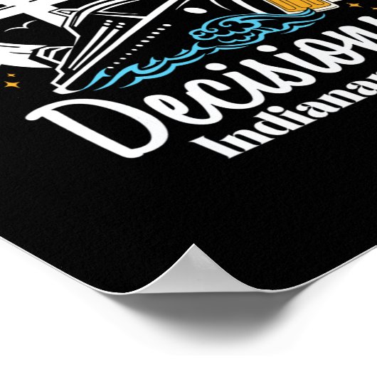 Poster Décisions Mostly D Indianapolis Spring Break (Coin)