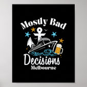 Poster Décisions Mostly D Melbourne Spring Break (Devant)