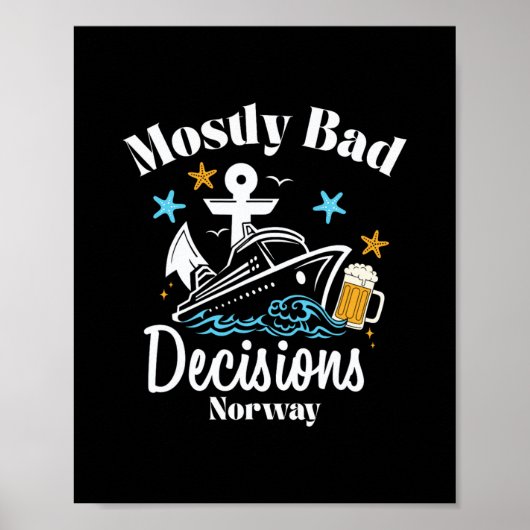 Poster Décisions Mostly D Norvège Spring Break (Devant)