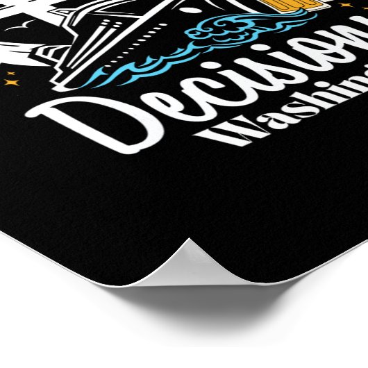 Poster Décisions Mostly D Washington Spring Break (Coin)