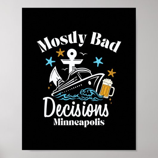 Poster Décisions surtout D Minneapolis Spring Break (Devant)