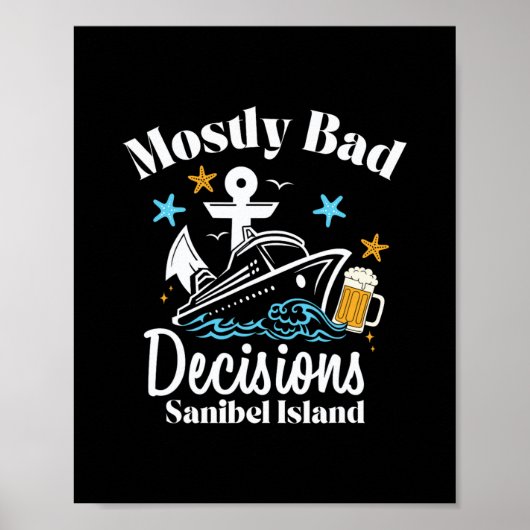 Poster Décisions surtout D Sanibel Island Spring Break  (Devant)