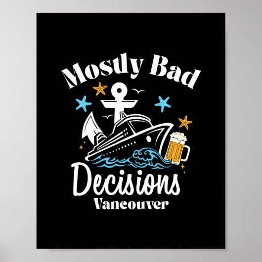 Poster Décisions surtout D Vancouver Spring Break (Devant)
