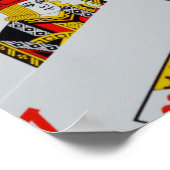 Poster Deck de cartes à jouer éparpillées (Coin)