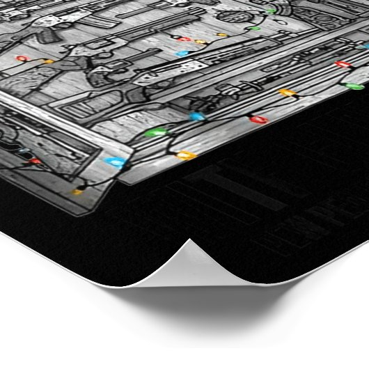 Poster Deck The Halls With Guns & Ammo (on Back) (Coin)