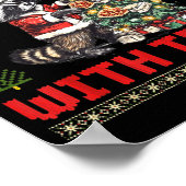 Poster Deck The Halls With Trash Raccoon Ugly Christmas S (Coin)