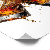 Poster Déclaration Argent WHISKY SPLASH (Coin)