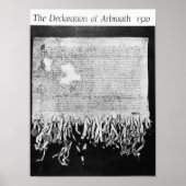 Poster Déclaration d'Arbroath, 6 avril 1320 (Devant)
