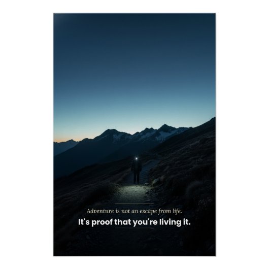 Poster Déclaration de motivation d'aventure (Devant)