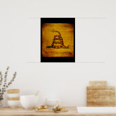 Poster Déclaration des droits de Gadsden (Cuisine)