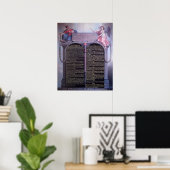 Poster Déclaration des droits de l'homme (Bureau à domicile)