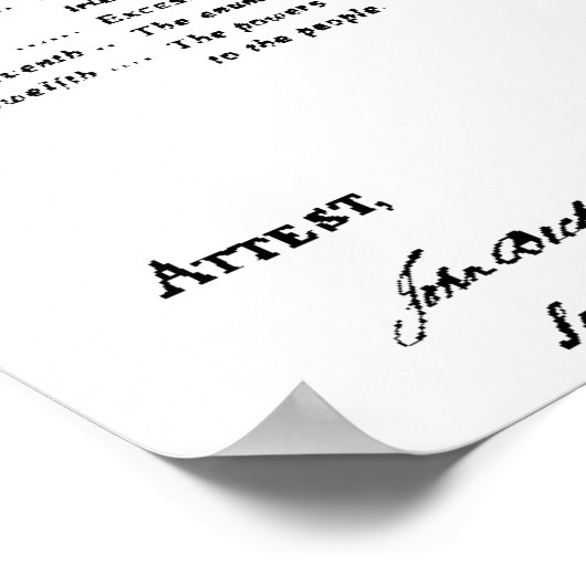 Poster Déclaration des droits - VOID (Coin)