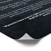 Poster Déclaration Des Nations Unies Sur Les Droits De L' (Coin)