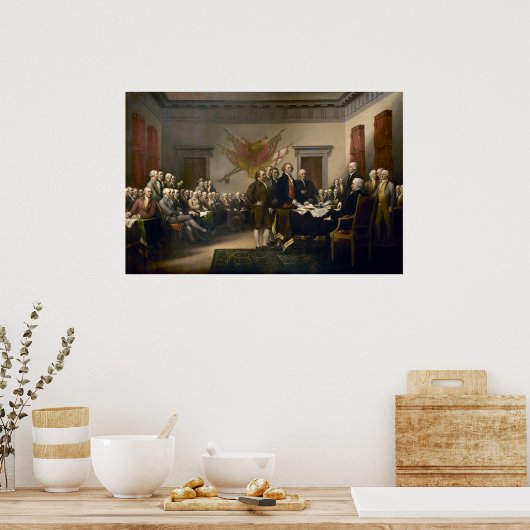 Poster Déclaration d'indépendance (Cuisine)
