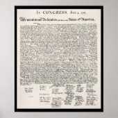 Poster Déclaration d'indépendance (Devant)