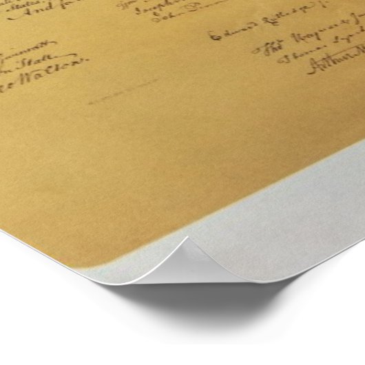 Poster Déclaration d'indépendance (Coin)