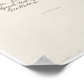 Poster Déclaration d'indépendance (Coin)