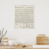 Poster Déclaration d'indépendance (Cuisine)
