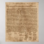 Poster Déclaration d'indépendance (Devant)