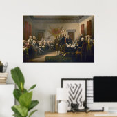 Poster Déclaration d'indépendance de John Trumbull (Bureau à domicile)